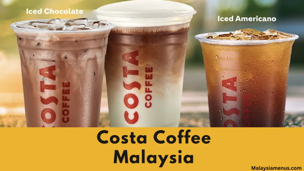 Costa Coffee Menu Malaysia